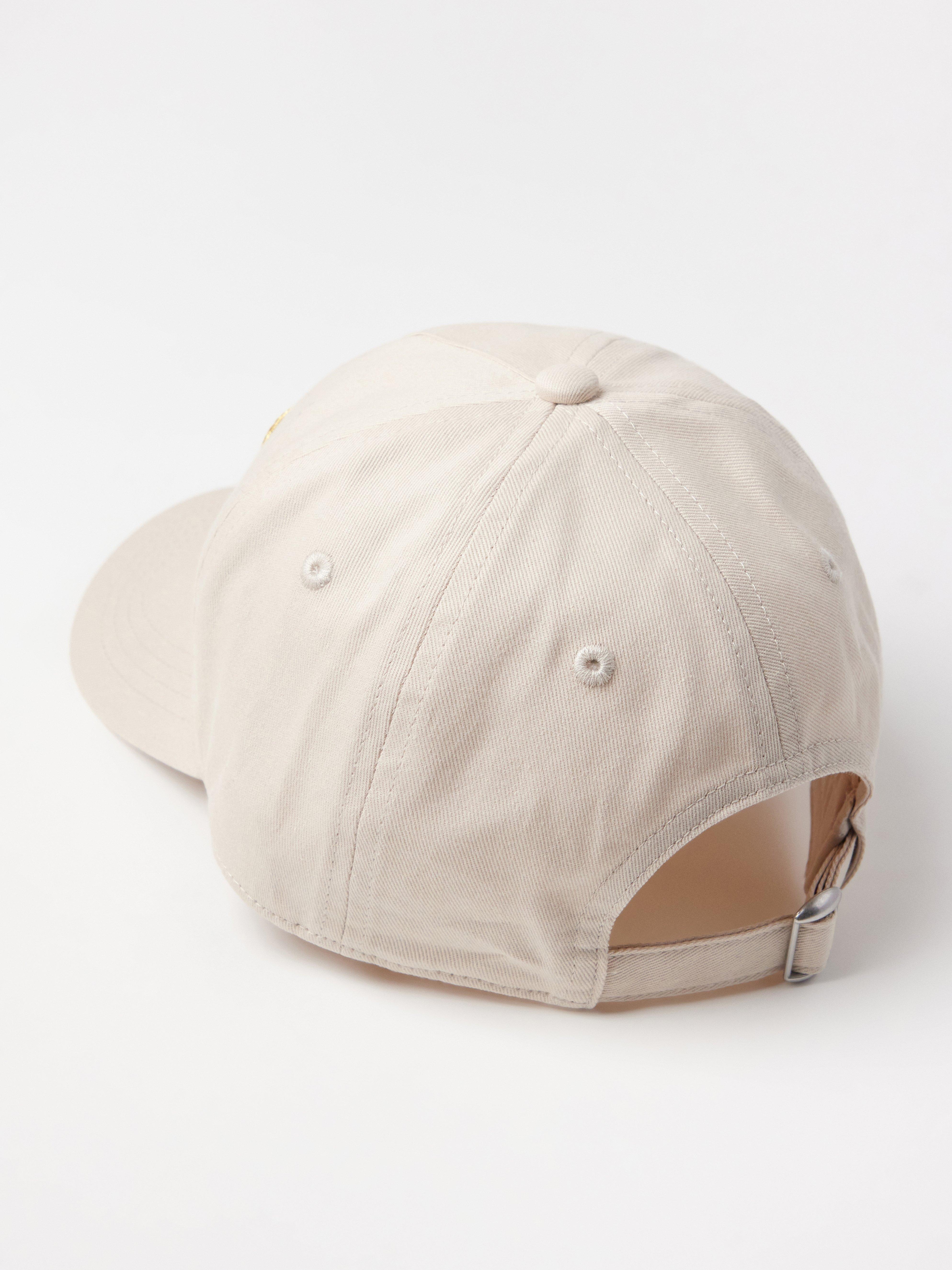 Casquette beige clair