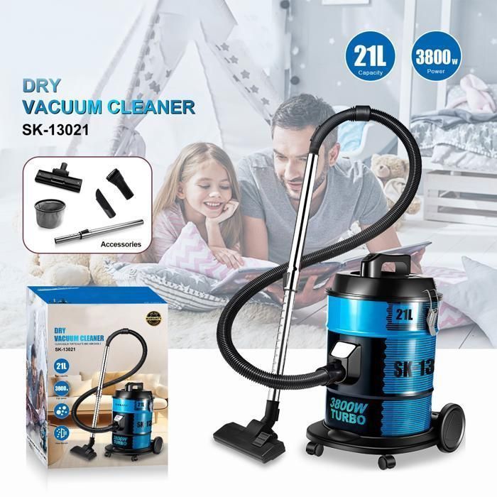 Aspirateur sans sac 3800W  21L -  silencieux - Filtration haute performance - Cordon 4.5 m - aspirateur sans bruit - aspirateur