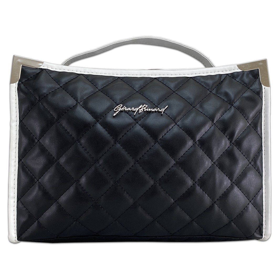Gérard Brinard Luxury Duo tualetes piederumu somiņa, melna – 1 gab.