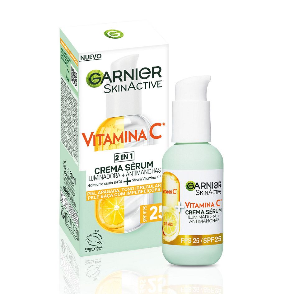 Skin Active vitamin C kremasti serum za posvjetljivanje kože protiv tamnih mrlja