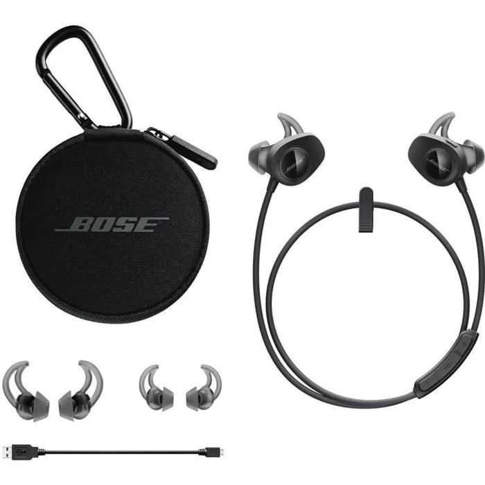 Bose Ecouteurs sans Fil SoundSport - Noir