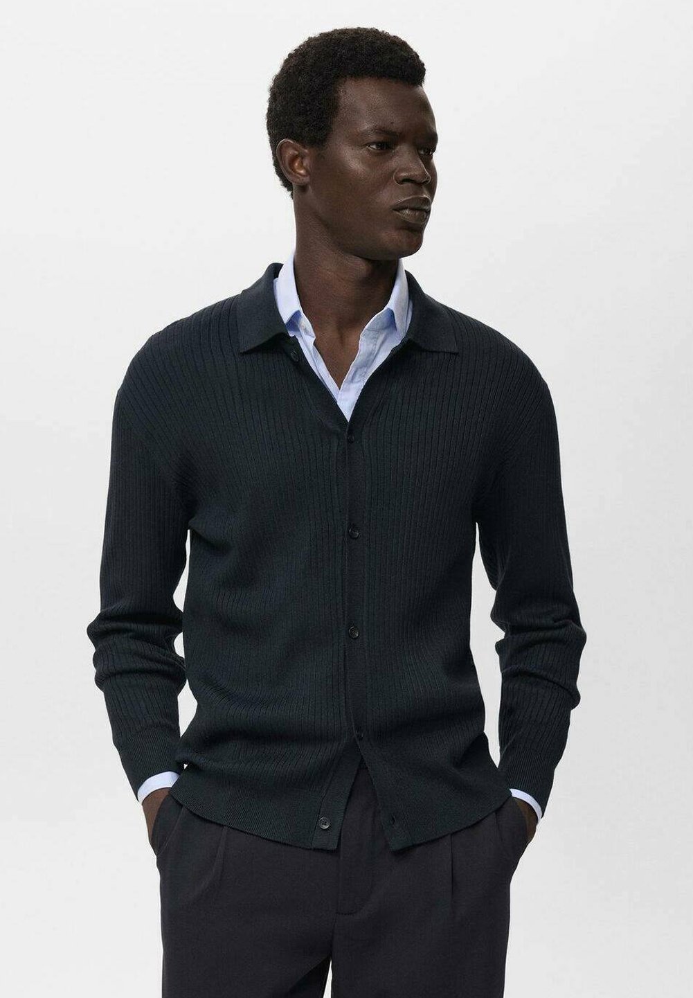 Mango Cardigan – Königsblau