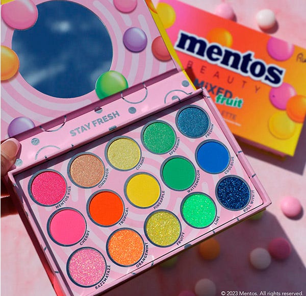 Παλέτα μεικτών φρούτων Mentos