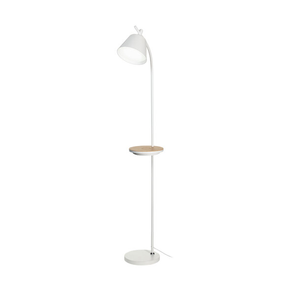 Lampă de perete LED-CCT cu încărcare wireless, 161 x Ø 25,5 cm
