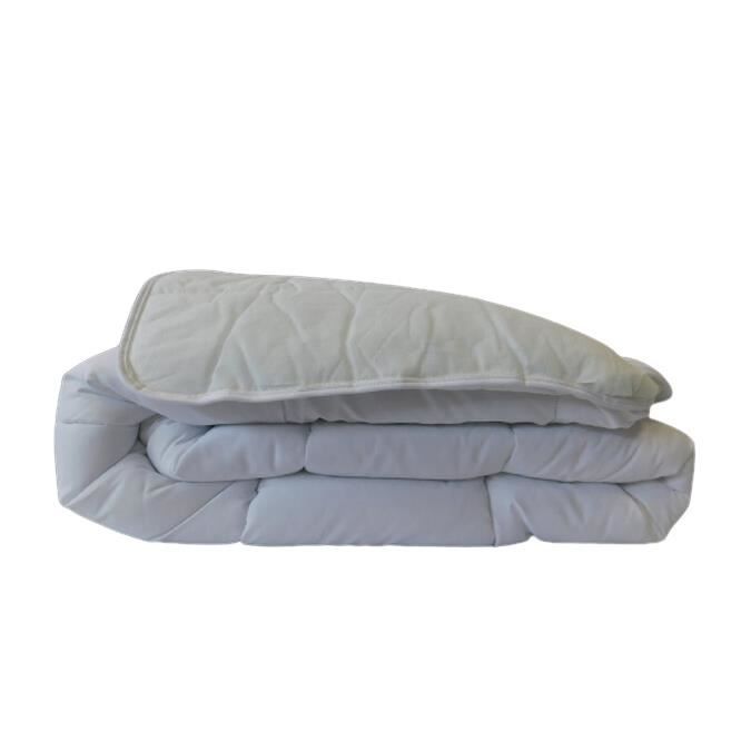 Cubrecolchón - MORTREUX - 160x200 - Tejido de microfibra - Antioxidante - Relleno de 300 g/m²