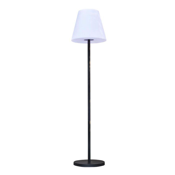 Lámpara de pie solar para exteriores - LUMISKY - STANDY SOLAR 150 - LED blanco cálido regulable - Recargable - 150 cm de altura