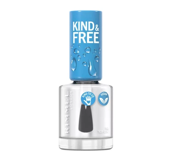 RIMMEL KIND & FREE WEGAŃSKI LAKIER DO PAZNOKCI 150 TOP COAT 8ML