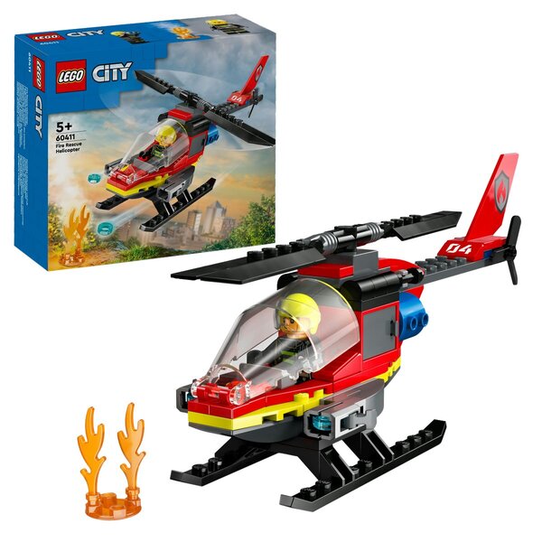 LEGO City 60411 Helicóptero de Bombeiros