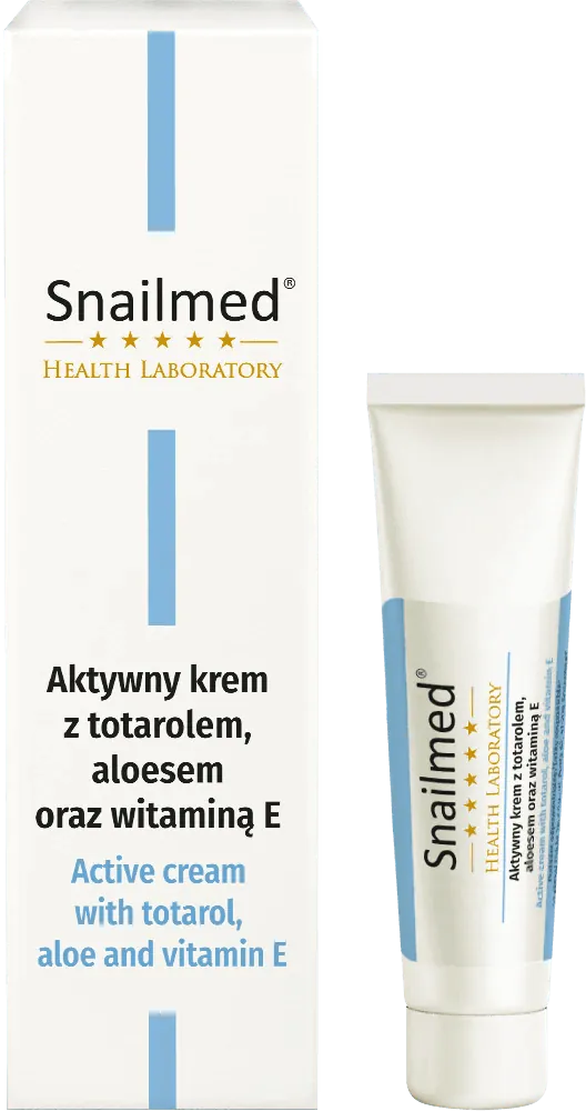 Snailmed Przeciwzmarszczkowy krem pod oczy z totarolem i witaminą E