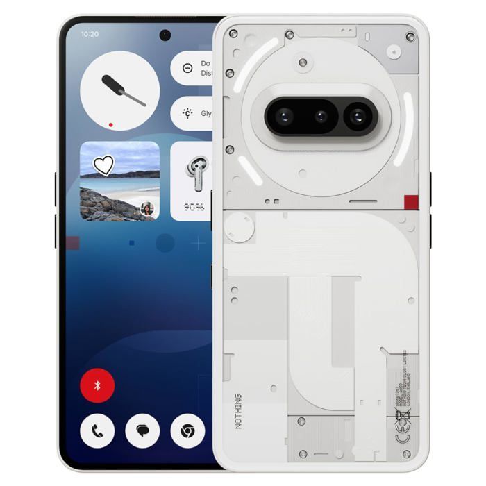 Smartphone Nothing Phone (3a) 5G 12Go 256Go Blanc Dual SIM Snapdragon™ 7s Gen 3