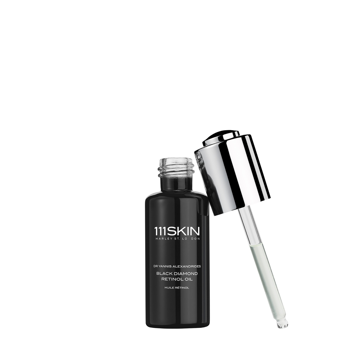 111Skin veido aliejus „Juodasis deimantas“ su retinolio aliejumi – 30 ml