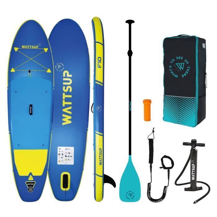 Inflatable SUP - W WATTSUP - F10' - 325x84x15 cm - Max load 145 kg - 2-year warranty