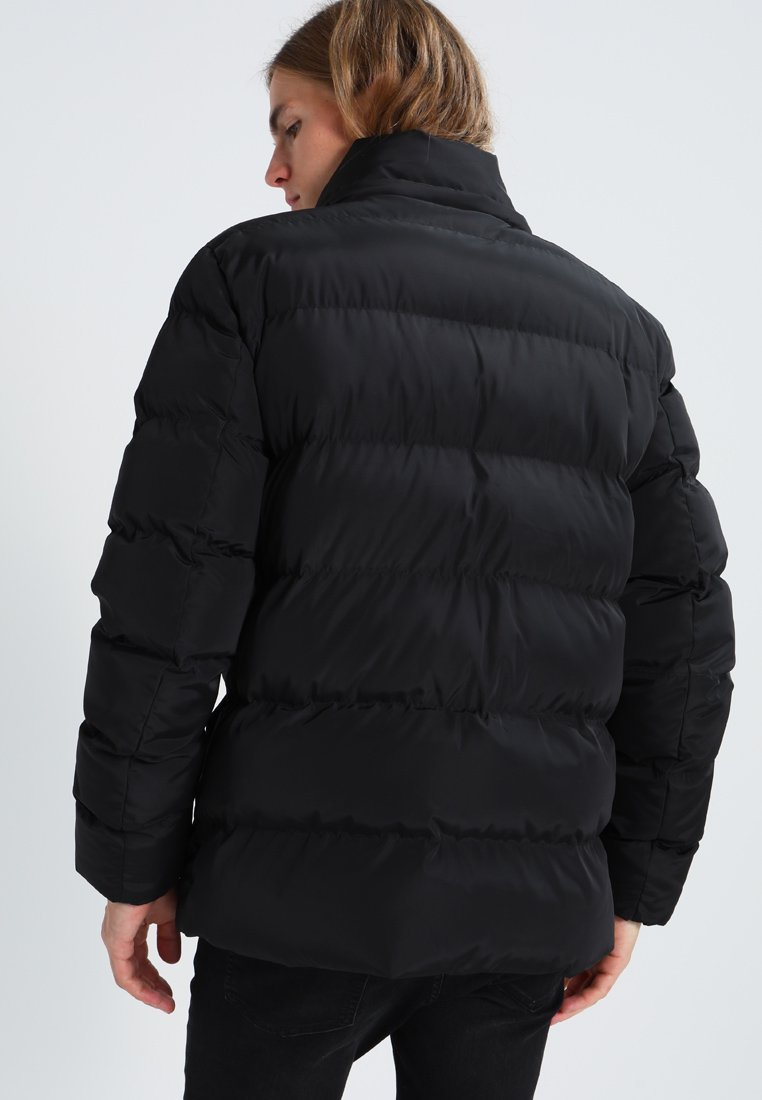 Urban Classics gewatteerde jas met capuchon - Winterjas - zwart