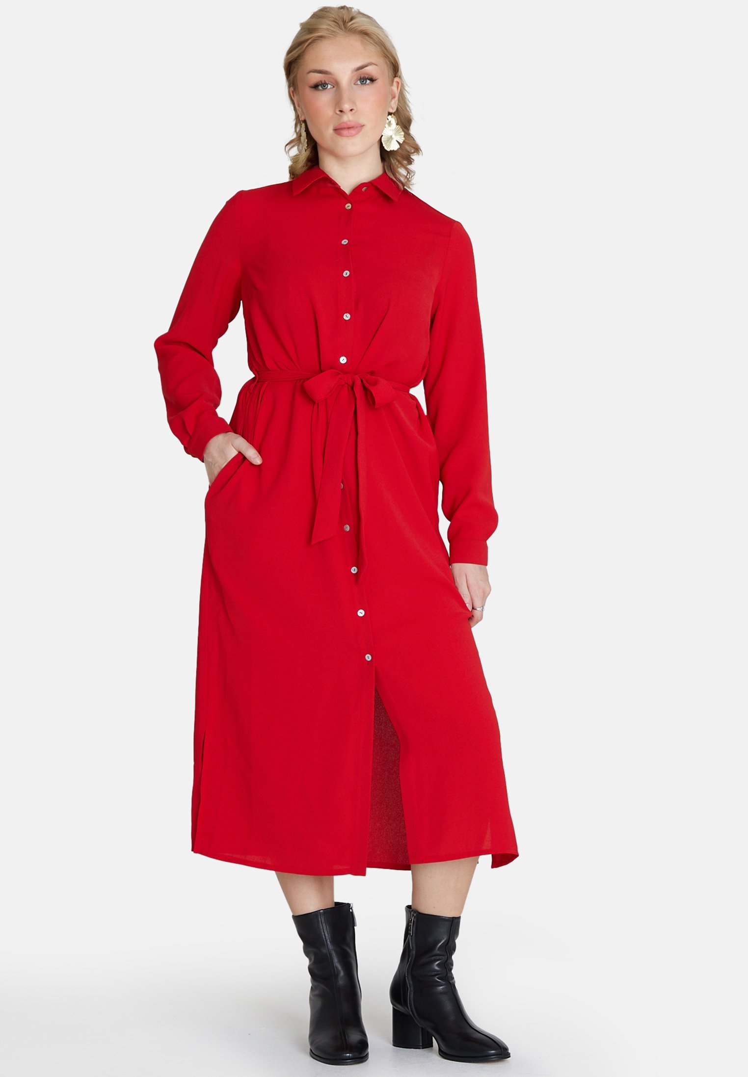 Robe-chemise Jascha Stockholm - rouge