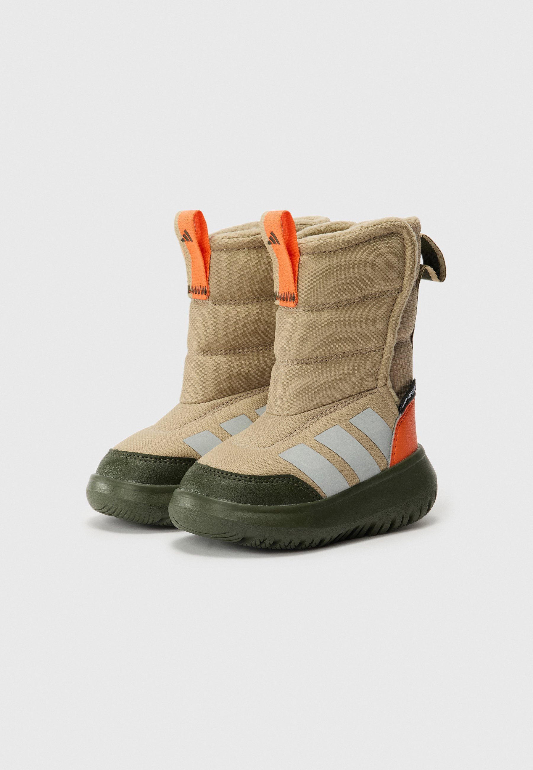 adidas Performance WINTERPLAY UNISEX - Winterlaarzen - wit cargo/mat zilverkleurig/semi-impact oranje