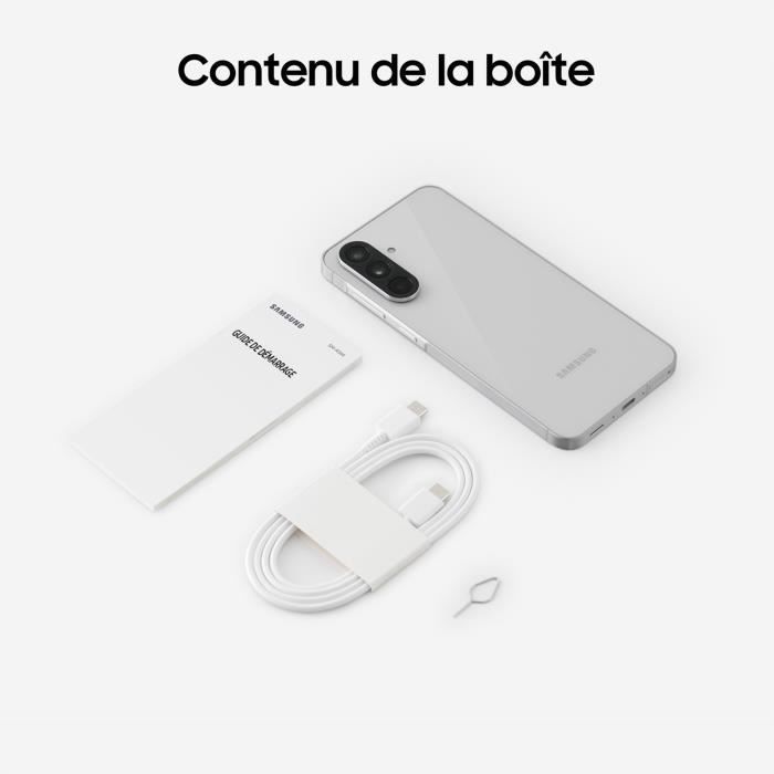 Smartphone SAMSUNG Galaxy A56 5G de 128 GB, color gris - Versión francesa