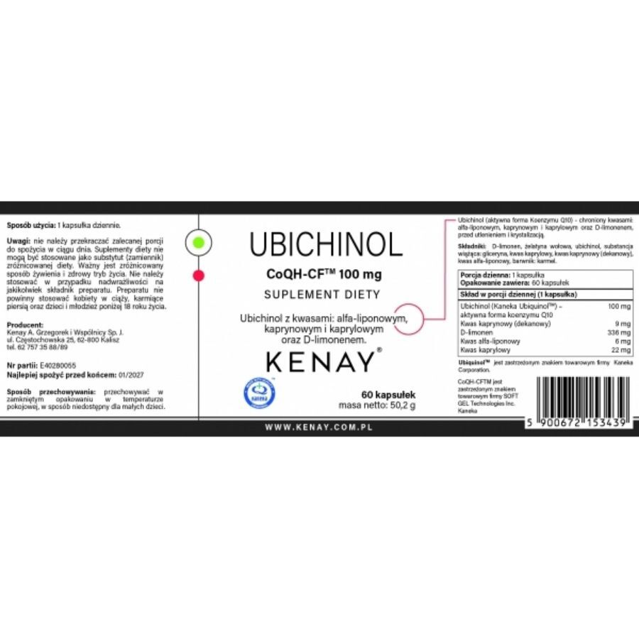 Kenay Ubichinol COQH-CF