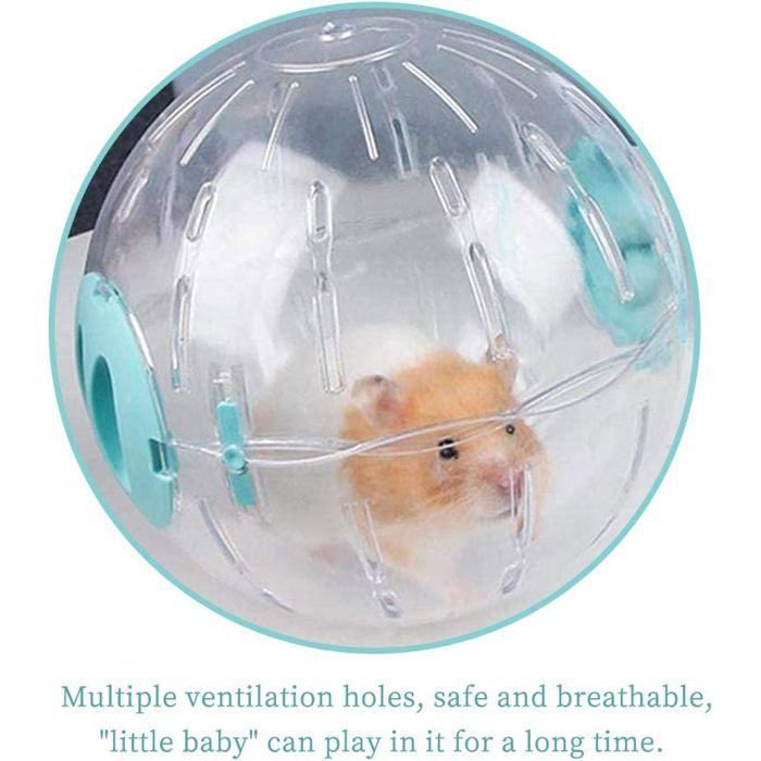 Hamsterrad 14 cm (Blau) Mehrfarbiges Laufrad für Nagetiere