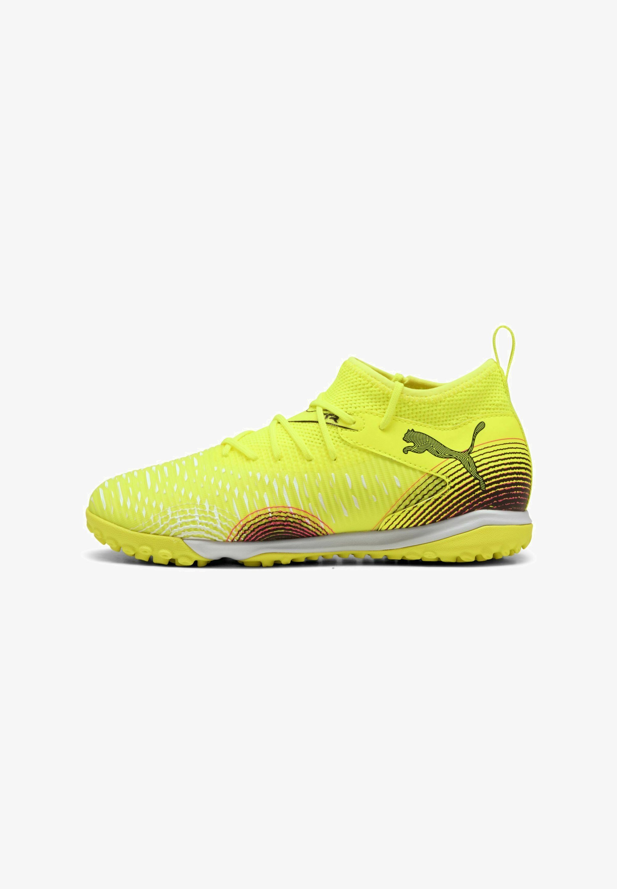 Puma FUTURE 8 MATCH - Turf voetbalschoenen - geel alert zwart zonovergoten