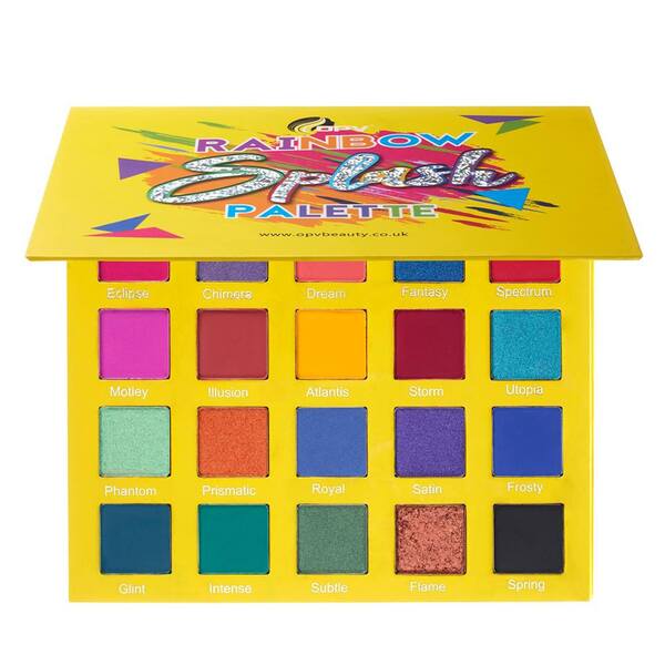 OPV BEAUTY Rainbow Splash acu ēnu palete