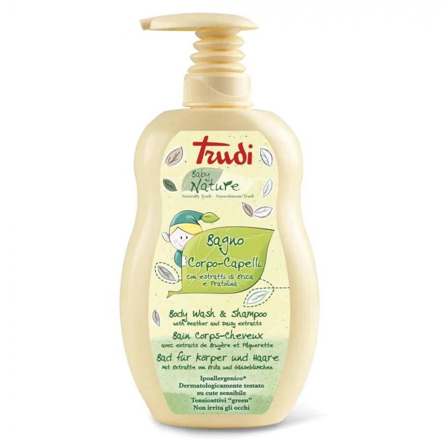 TRUDI BABY CARE Trudi Baby Nature lichaams- en haarbad 400 ml