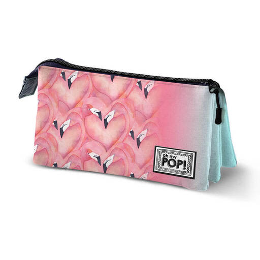  Étui Triple Oh My Pop! Flamingo