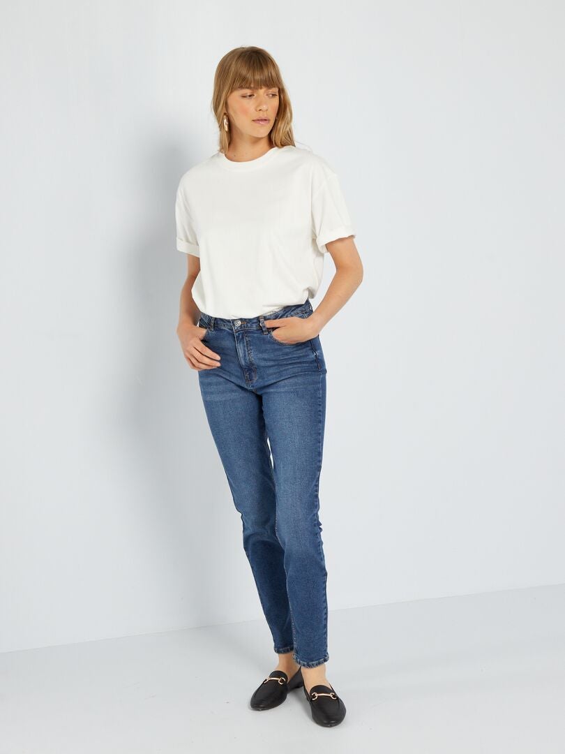 Calça jeans slim tamanho L34 - AZUL