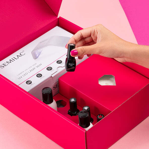 Set iniziale di smalto gel UV Semilac PROVAMI