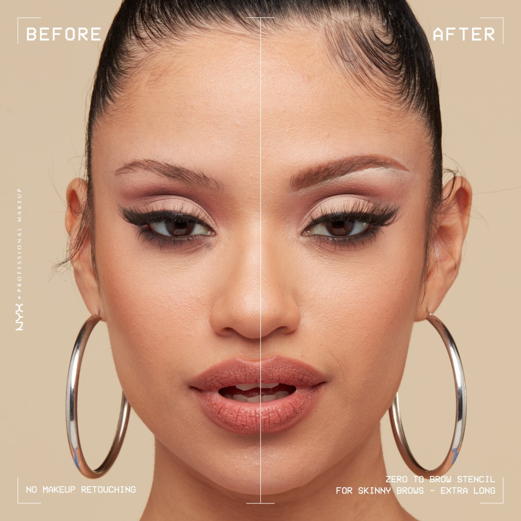 NYX Professional Makeup Zero to Brow шаблон за обрве - 1 комад