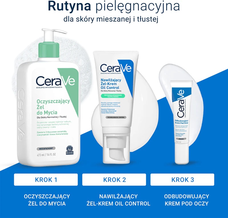 CeraVe vlažilna gel-krema za nadzor olja za mešano kožo