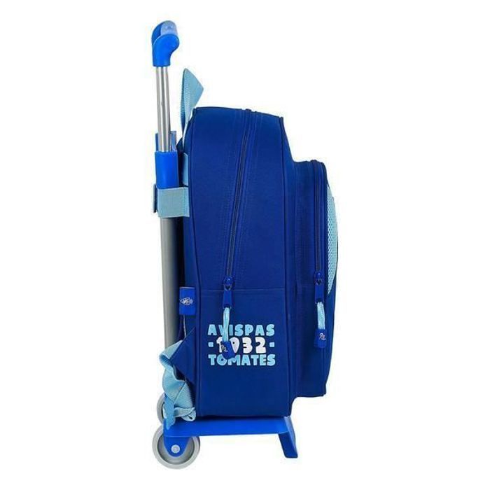Cartable à roulettes - Real Zaragoza - 705 - Bleu - Bleu clair - Enfant