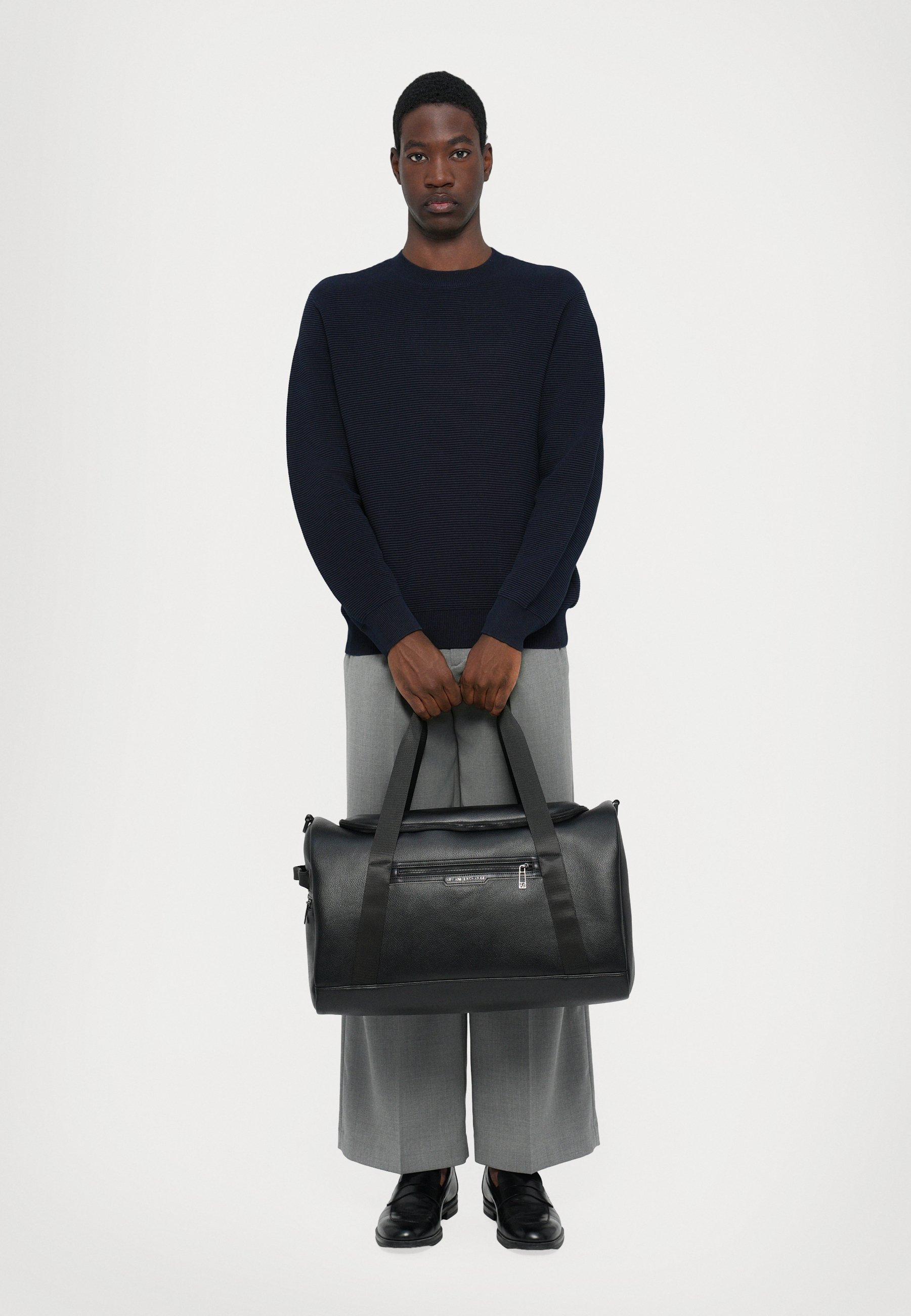Armani Exchange HOLDALL UNISEX - Weekendtas - zwart