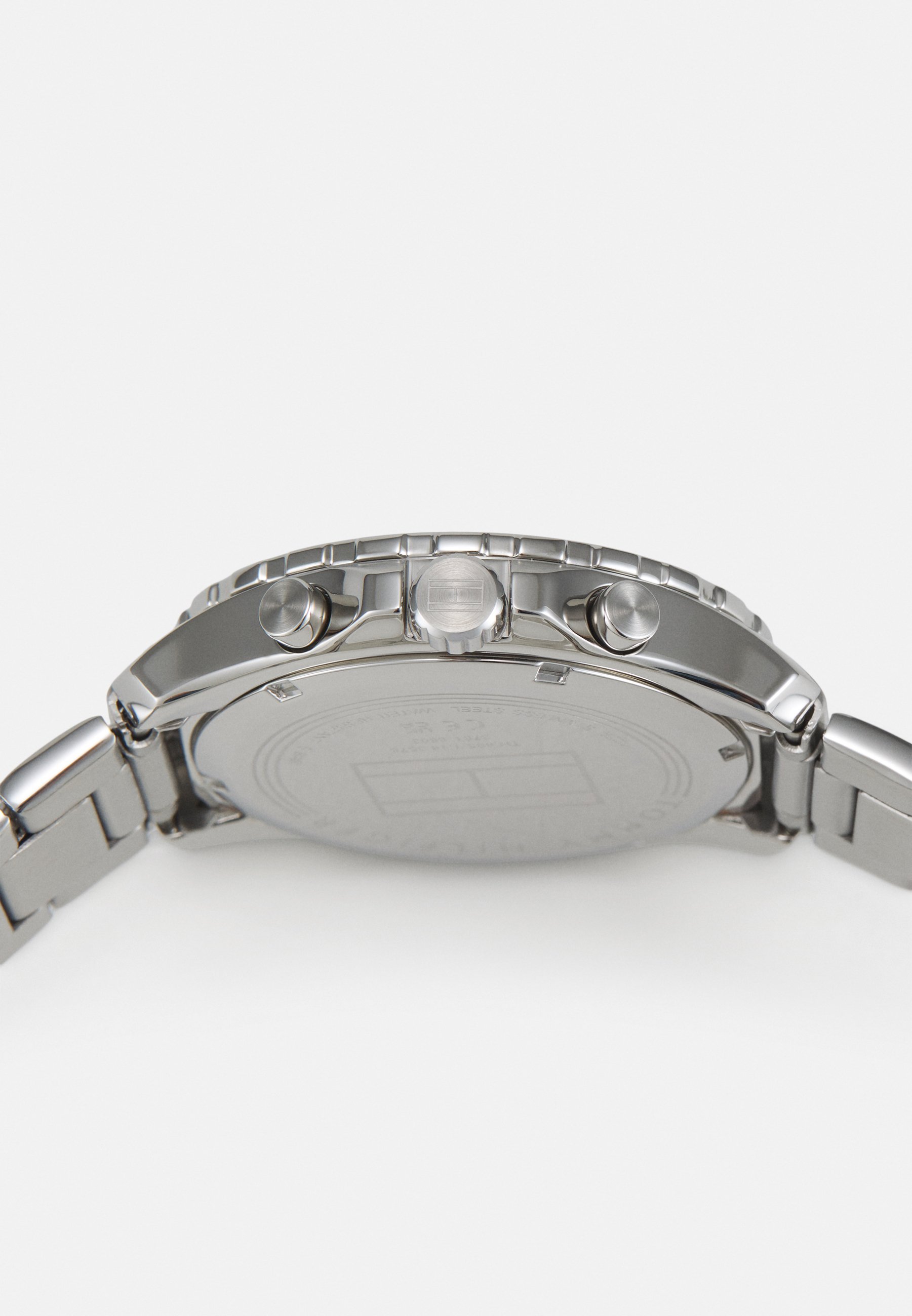 Tommy Hilfiger chronograaf horloge - zilverkleurig/blauw