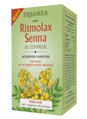 ERBAMEA Erbamea Ritmolax Séné 60 comprimés Complément alimentaire pour un transit intestinal régulier