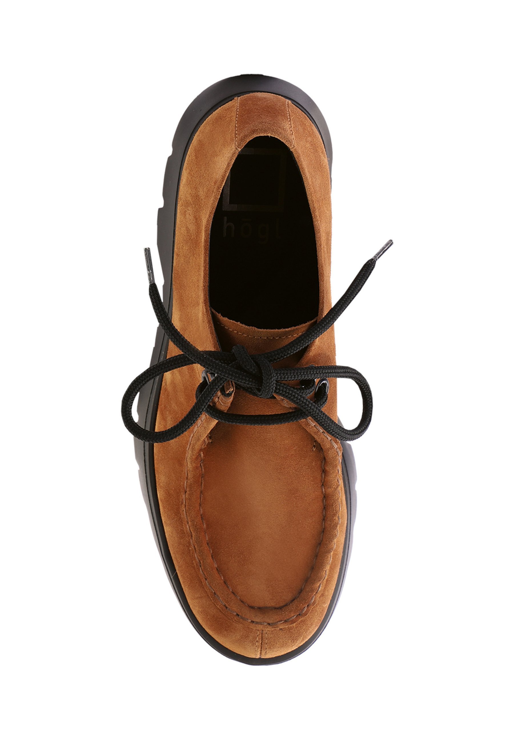 Högl SALLY - Casual veterschoenen - camel