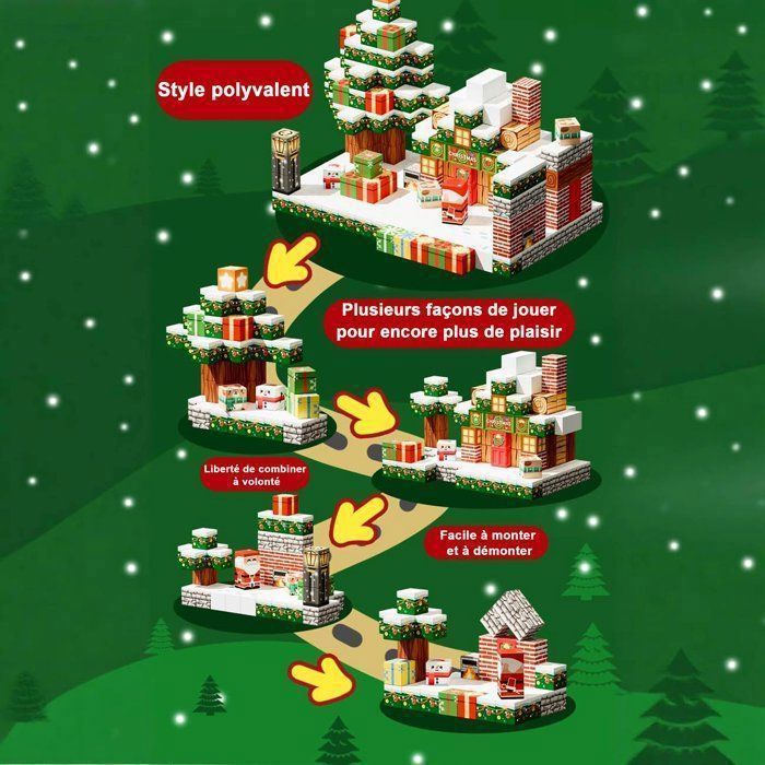 Blocs de construction magnétiques-150PCS,Constructions Enfant,2CM MagneticBlocks Cadeau Garçons et Filles dès 3+