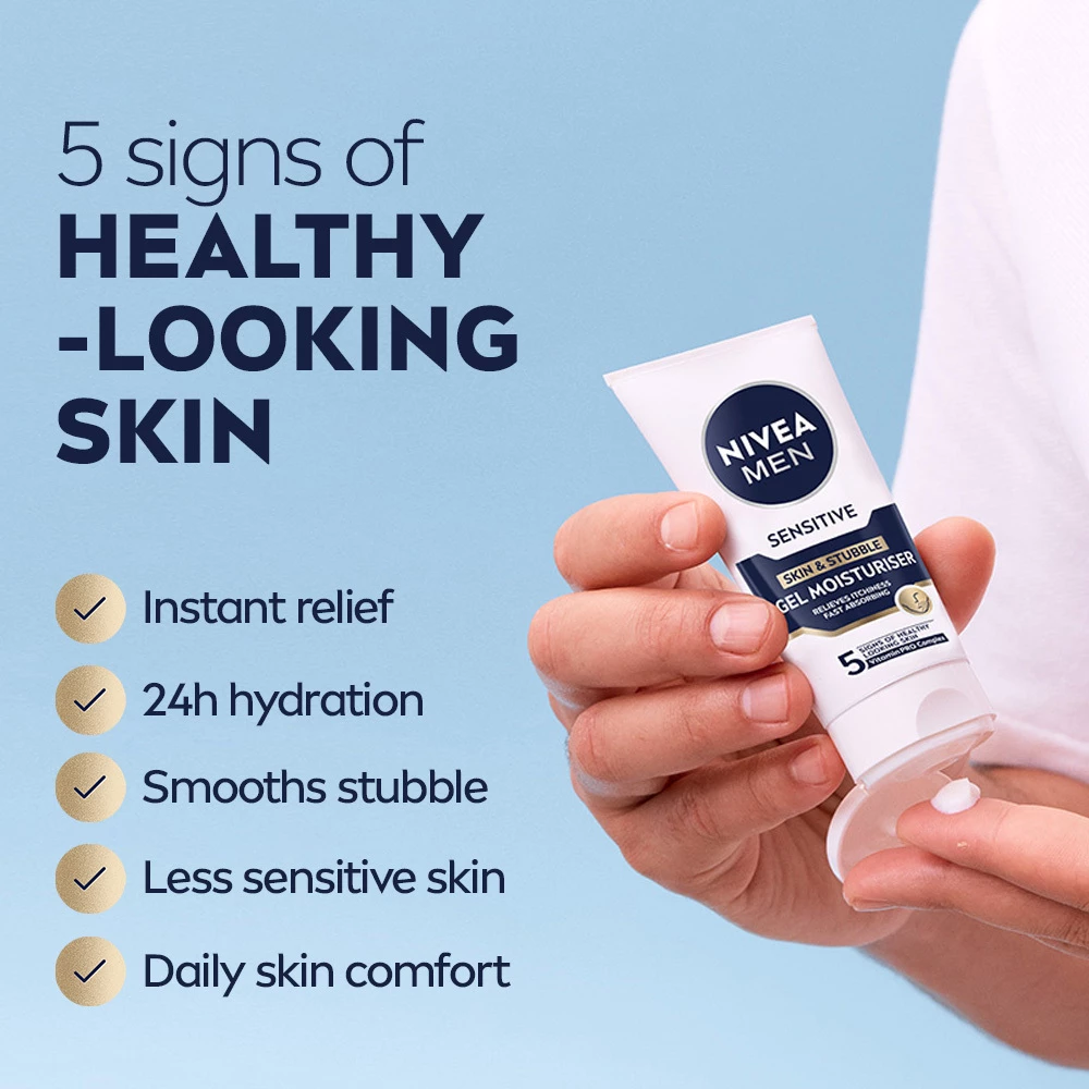Hidratantni gel za osjetljivu kožu i bradu 50 ml - NIVEA