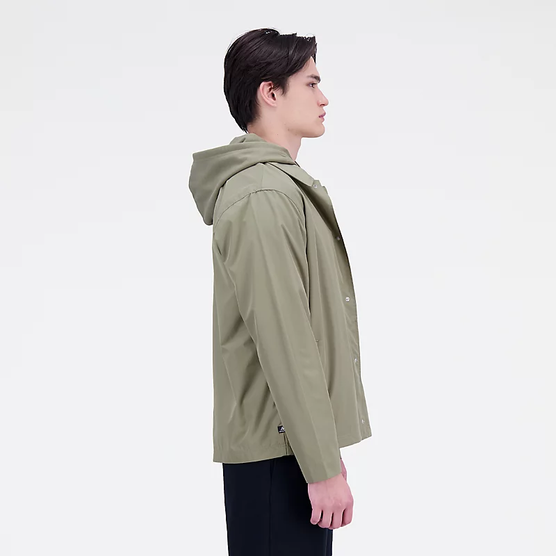 Essentials Reimagined Gewebte Herrenjacke - COVERT GREEN