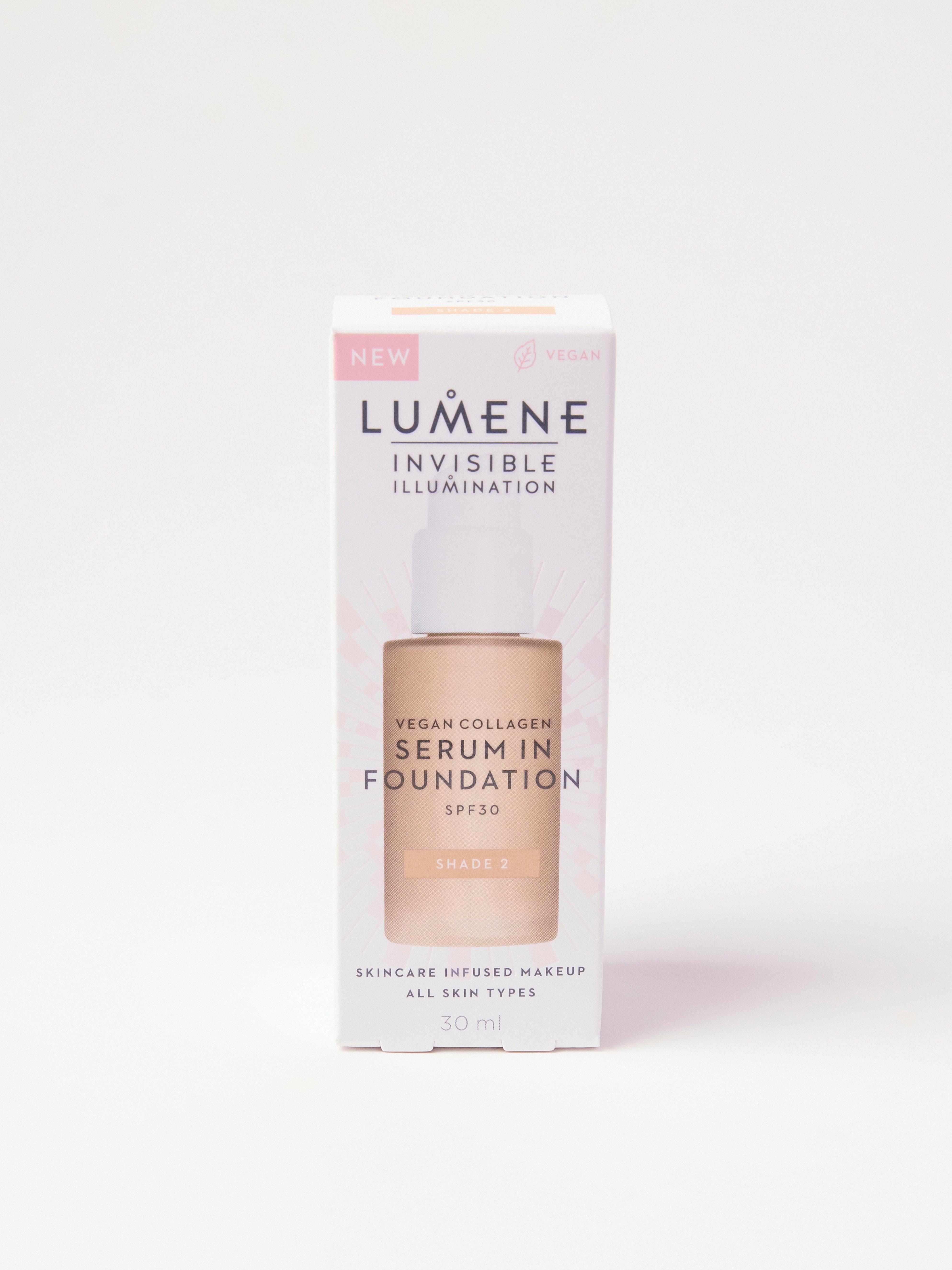 Lumene Invisible Illumination Vegan Collagen Serum in Foundation SPF30 2