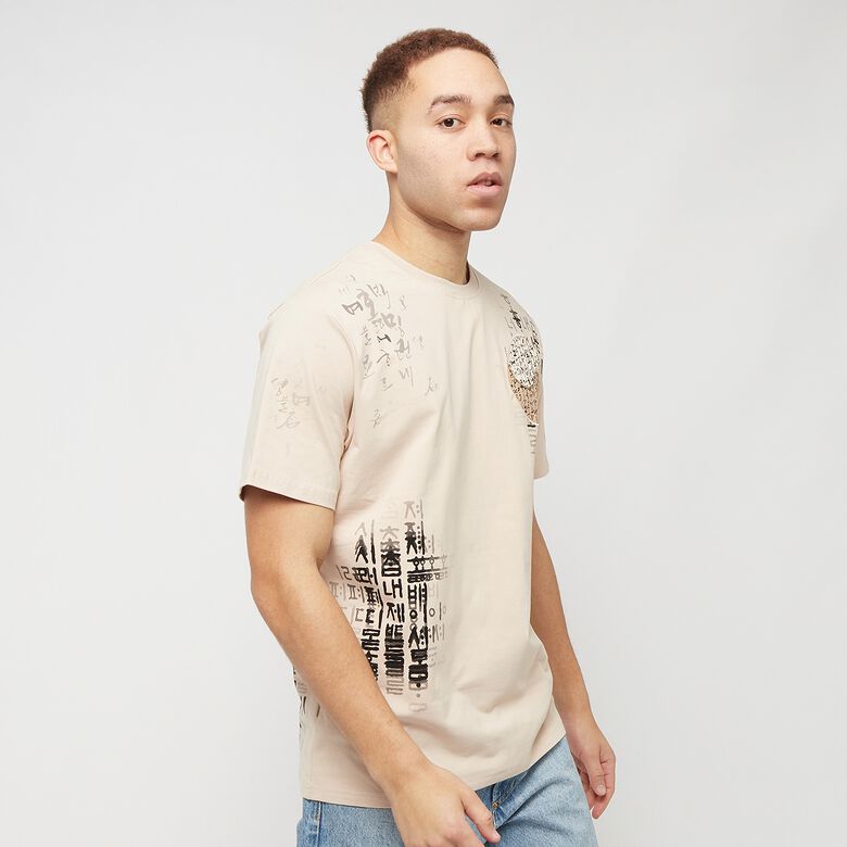T-shirt met flockprint