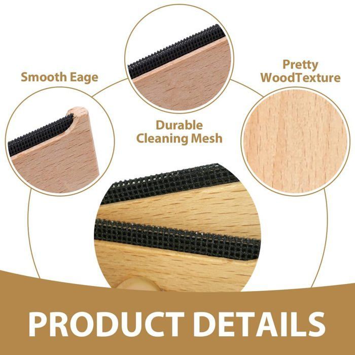 Lint Removers - 3 pcs, Professional 3-in-1 Lint Removers, With Comb Brush for Wool, Cashmere, and Sweaters - Black QIEDOVIEY