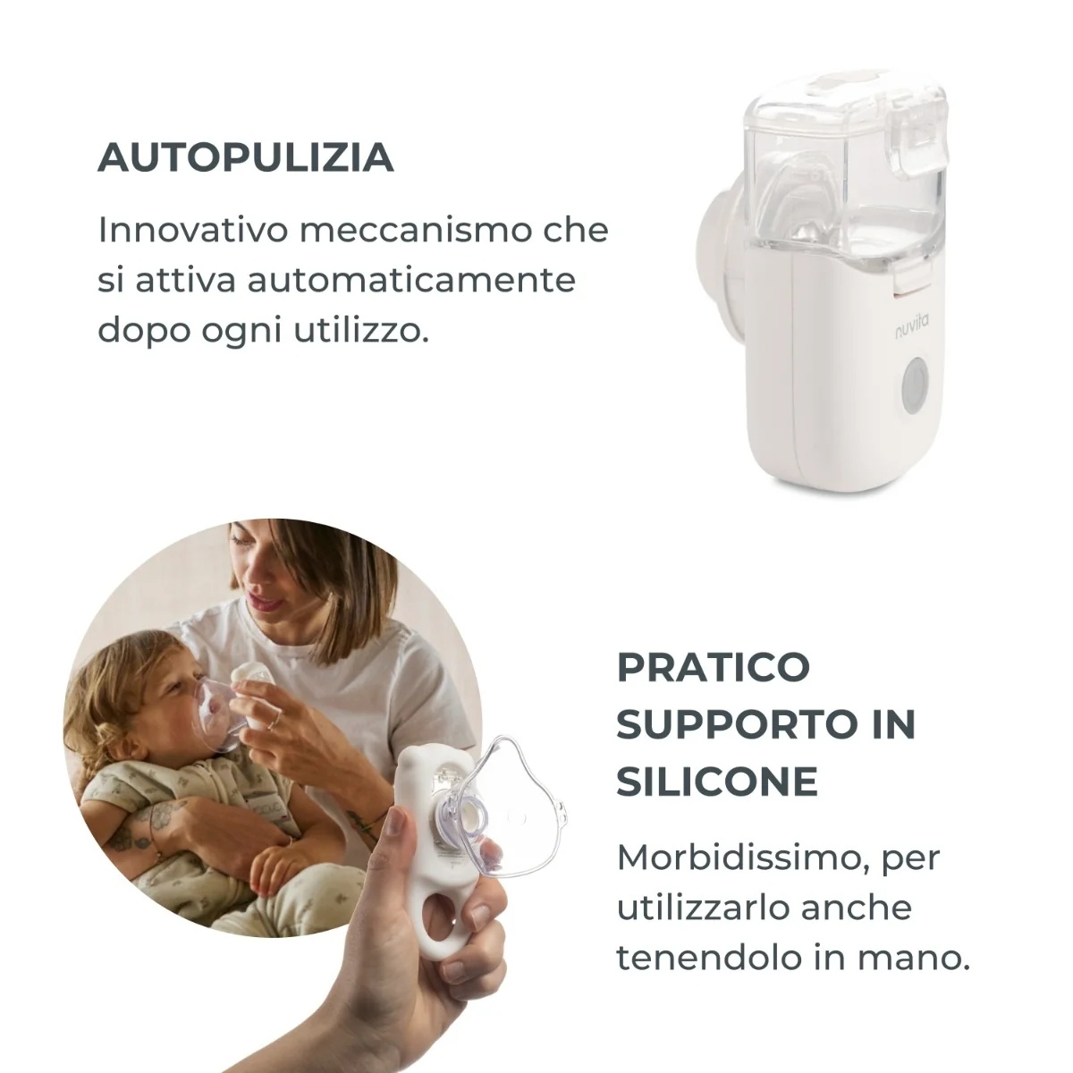 NUVITA Nuvita Aerosol Mesh draagbaar handapparaat