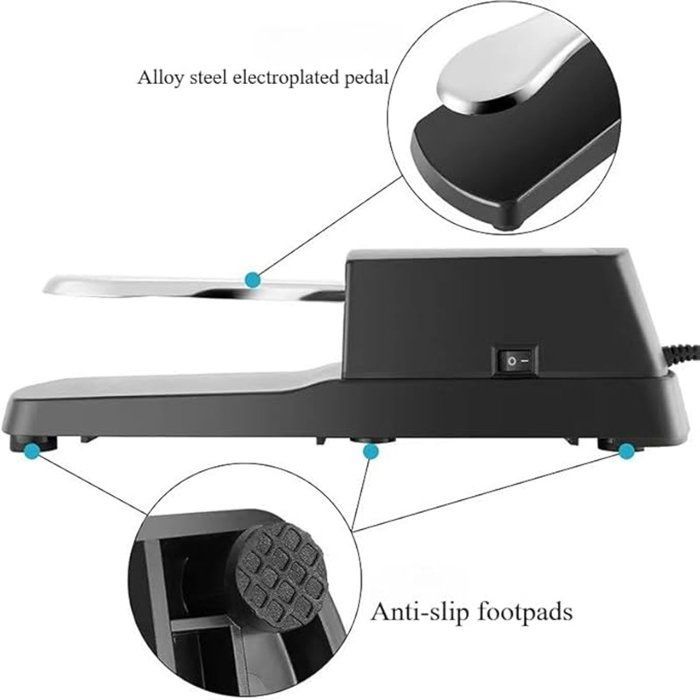 Pedal de sustain para teclados - pedal de sustain - pedal de sustain universal - compatible con pedales de sustain Boston