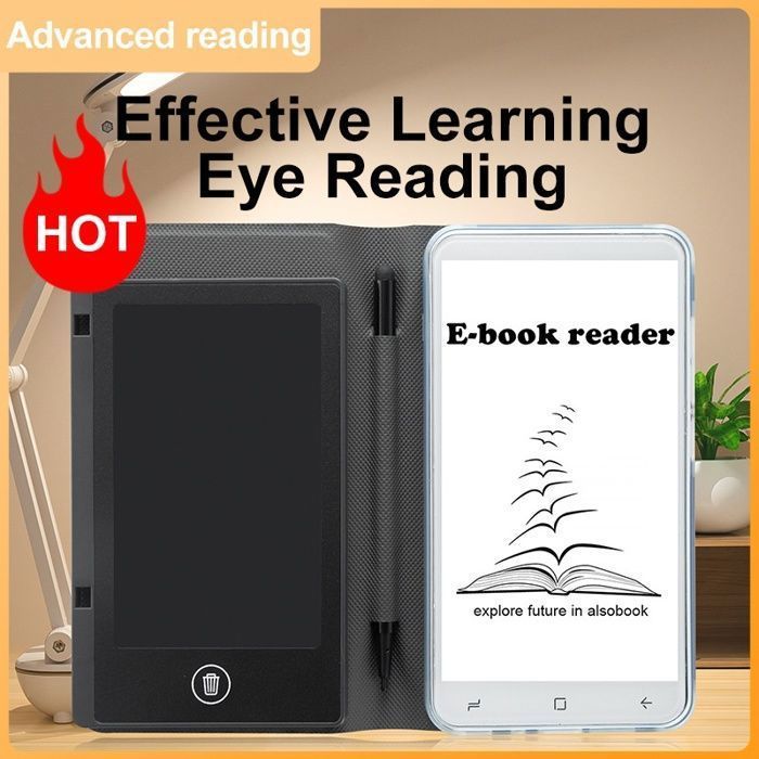 E-reader, 64 GB, scrittura a mano, funzione blocco note, schermo a inchiostro, bianco e viola