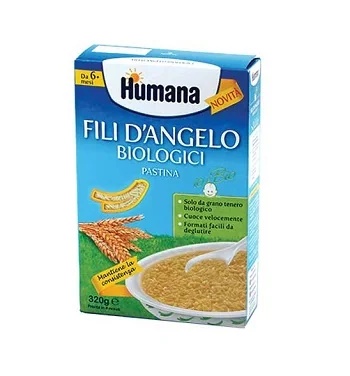 HUMANA Humana Fili d'Angelo Biologische Pasta 320g Babyvoeding