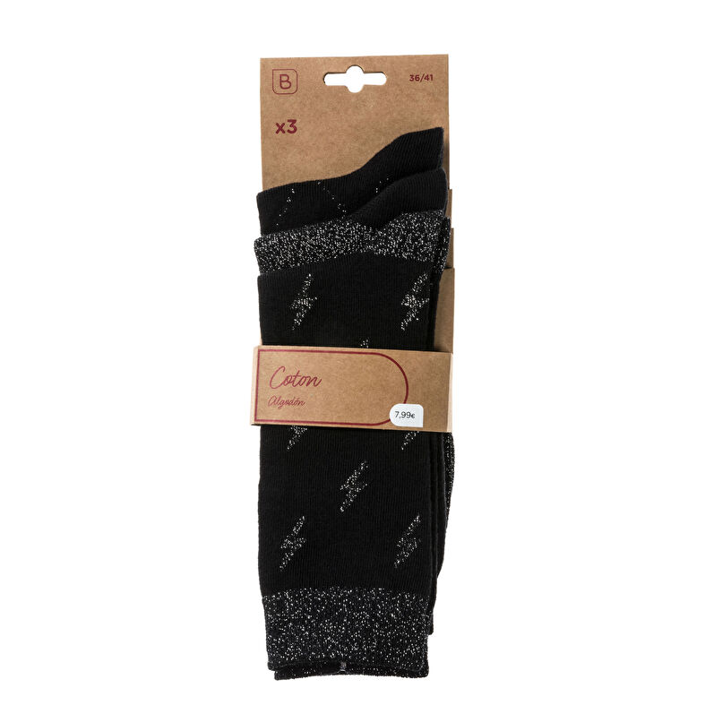 Chaussettes et collants Femme Gris