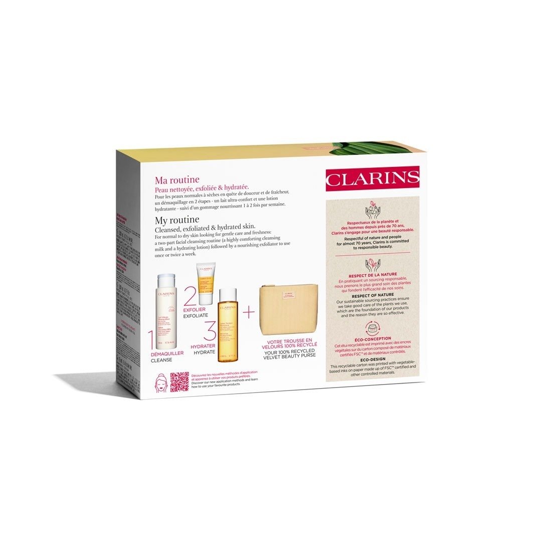 Clarins set za njegu lica: proizvodi za čišćenje za normalnu do suhu kožu – 1 komad