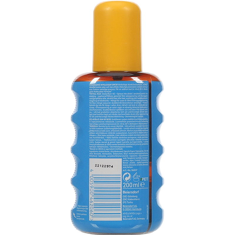 Nivea Nivea Sun SPF20 200 ml spray bronseolje