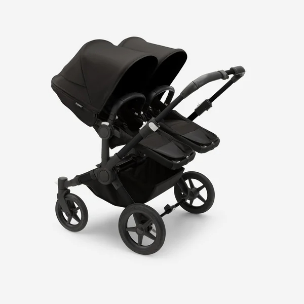 Bugaboo Donkey 5 Twin 2-in-1 -rattaasetti, musta/keskiyönmusta, keskiyönmusta