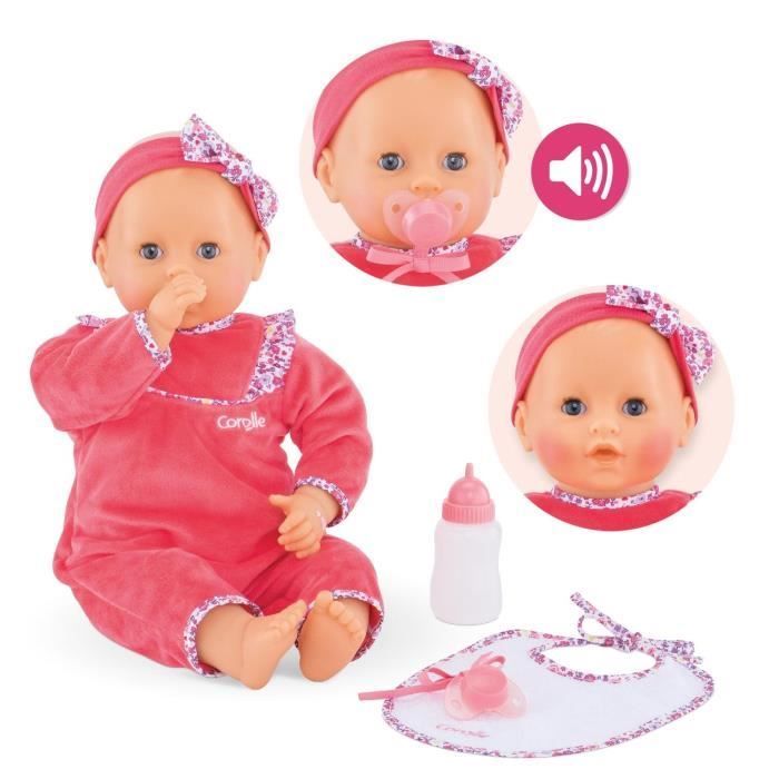 COROLLE - My Big Baby Doll - Lila Darling - 42cm - interactive baby doll for ages 2 and up